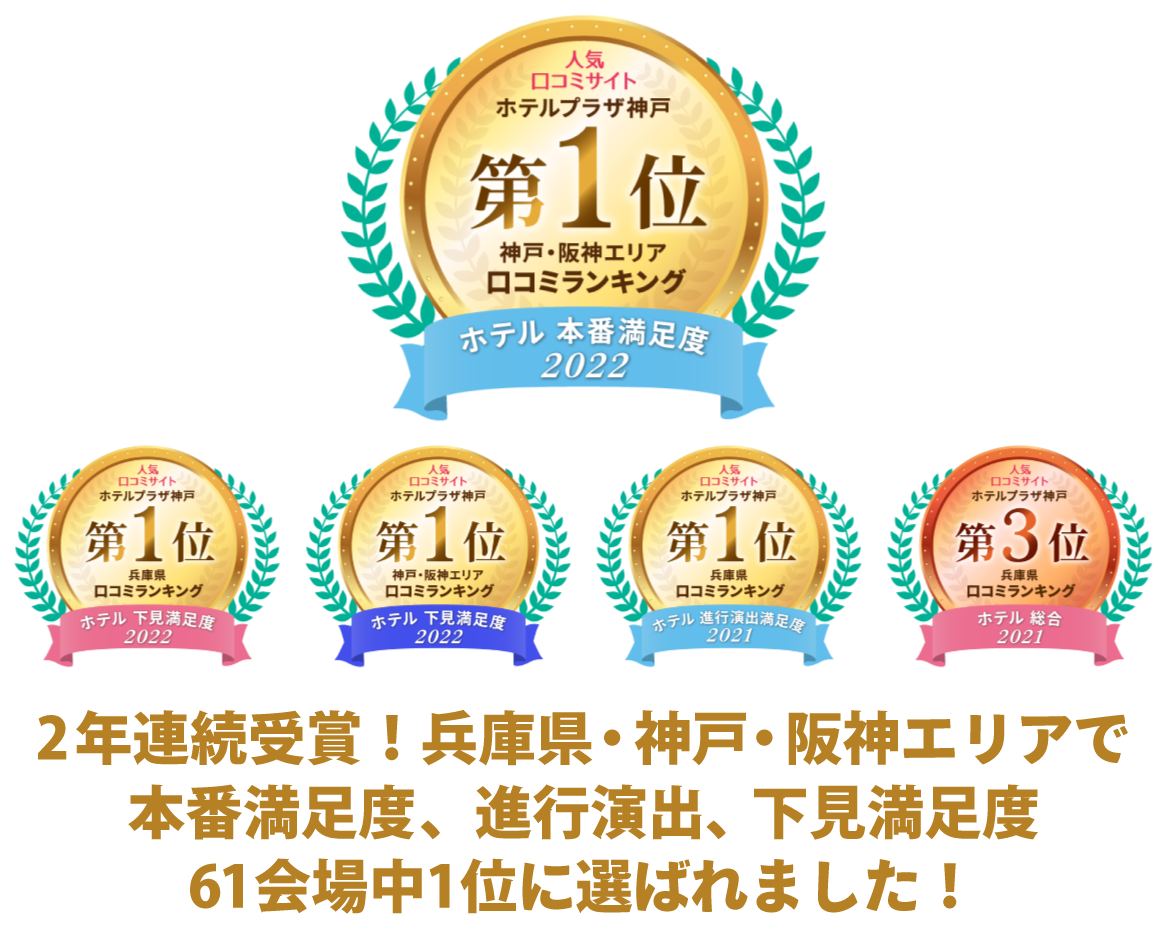 公式 神戸の結婚式場 ホテルプラザ神戸 ナチュラルなウェディング 披露宴 挙式